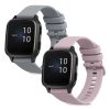 Garmin Venu Sq/Venu Sq Music, Kwmobile, rózsaszín/szürke, szilikon, 57776.04 szíj 2 db-os készlet