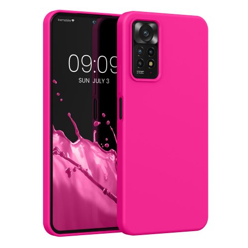 Kwmobile tok Xiaomi Redmi Note 11 Pro/Redmi Note 11 Pro 5G telefonhoz, szilikon, rózsaszín, 57373.77