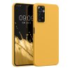 Kwmobile tok Xiaomi Redmi Note 11 Pro/Redmi Note 11 Pro 5G telefonhoz, szilikon, sárga, 57373.191