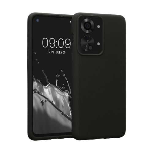 Kwmobile tok OnePlus Nord 2T telefonhoz, szilikon, fekete, 58764.01