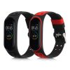 db pánt készlet Xiaomi Mi Band 4, Kwmobile, fekete/piros, szilikon, 58889.01 telefonhoz