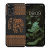 Kwmobile tok Xiaomi Redmi Note 11/Redmi Note 11s telefonhoz, fa, barna/fekete, 57386.04