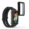 2 db Huawei Band 7/Band 6/Honor Band 6 tok, Kwmobile, fekete/átlátszó, szilikon, 58915.01