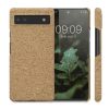 Kwmobile tok Google Pixel 6a telefonhoz, Cork, Brown, 58900.24