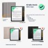 Amazon Kindle Oasis 10 tok, Kwmobile, szürke, öko-bőr, 56972.08