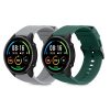 2 db szíjkészlet Xiaomi Mi Watch Color Sport/Watch S1 Active, Kwmobile, szürke/zöld, szilikon, 58971.02