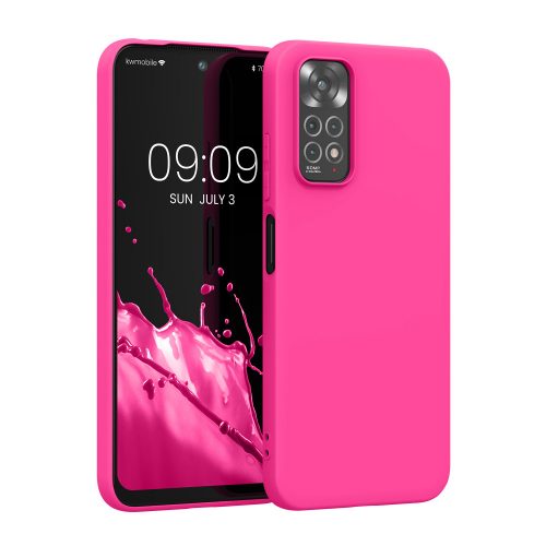 Kwmobile tok Xiaomi Redmi Note 11/Redmi Note 11s telefonhoz, szilikon, rózsaszín, 57368.77