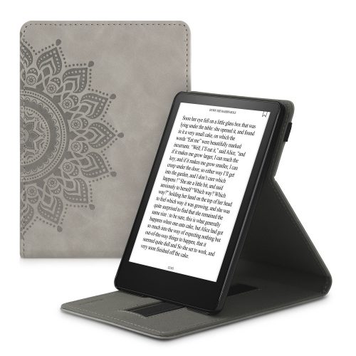 Amazon Kindle Paperwhite 11 tok, Kwmobile, szürke, ökobőr, 56264.17