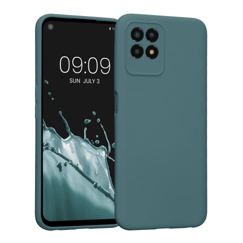 Kwmobile tok Realme 8i, szilikon, zöld, 58293.207