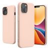 Kwmobile tok Apple iPhone 14 telefonhoz, szilikon, krémszínű, 59079.225