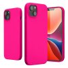 Kwmobile tok Apple iPhone 14 Plus készülékhez, szilikon, rózsaszín, 59072.77