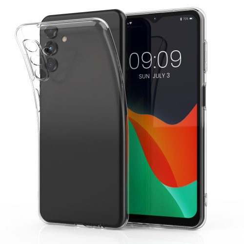 kwmobile tok Samsung Galaxy A04s, szilikon, átlátszó, 59088.03