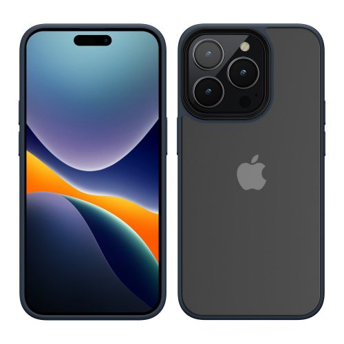 Kwmobile tok Apple iPhone 14 Pro telefonhoz, szilikon, kék/átlátszó, 59091.17