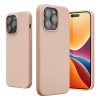 Kwmobile tok Apple iPhone 14 Pro Max telefonhoz, szilikon, krémszínű, 59074.10