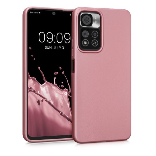 Kwmobile tok Xiaomi Redmi Note 11 Pro Plus 5G telefonhoz, szilikon, rózsaszín, 59142.31