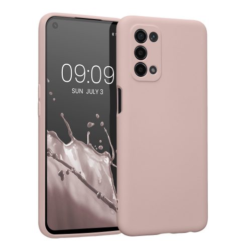 Kwmobile tok OPPO A74 5G/A54 5G, szilikon, rózsaszín, 57571.225