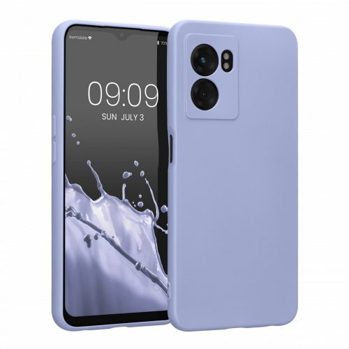 Kwmobile tok OPPO A77, szilikon, kék, 59245.139