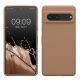 kwmobile tok Google Pixel 7 telefonhoz, Silicon, Brown, 59451.246