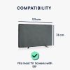 Kwmobile 55" TV borító, szürke, textil, 55238.22