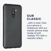 kwmobile tok Xiaomi Pocophone F1, szilikon, szürke, 46368.232