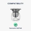 Kwmobile porvédő a Thermomix TM5 / Thermomix TM6 készülékhez, átlátszó/rózsaszín, szilikon, 59984.03