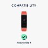 2 db kwmobile szíj készlet Huawei Band 4, szilikon, bordó/rózsaszín, 59802.05