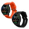 2 db Kwmobile szíj készlet Xiaomi Mi Watch/Mi Watch Color Sporthoz, fekete/narancs, szilikon, 58466.04