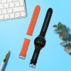 2 db Kwmobile szíj készlet Xiaomi Mi Watch/Mi Watch Color Sporthoz, fekete/narancs, szilikon, 58466.04