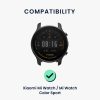 2 db Kwmobile szíj készlet Xiaomi Mi Watch/Mi Watch Color Sporthoz, fekete/narancs, szilikon, 58466.04