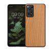 Kwmobile tok Xiaomi Redmi Note 11 Pro 5G/Redmi Note 12 Pro telefonhoz, barna/fekete, fa/szilícium, 57377.05