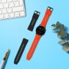 2 db Kwmobile szíj készlet Xiaomi Mi Watch Color Sport/S1 Active, narancssárga/fekete, szilikon, 58971.04