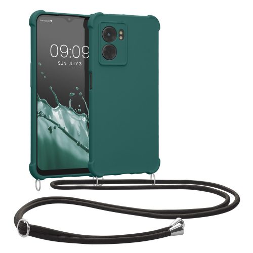 Kwmobile tok OPPO A77, zöld, szilikon, 59895.78