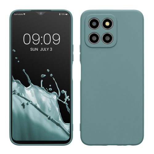 Kwmobile tok Honor X8 5G/X6/70 Lite, zöld, szilikon, 59879.207