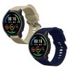 2 db Kwmobile szíj készlet Xiaomi Mi Watch/Mi Watch Color Sporthoz, szürke/kék, szilikon, 58466.06