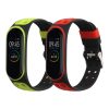 2 db Kwmobile szíj készlet Xiaomi Mi Band 4 telefonhoz, piros/zöld, szilikon, 58889.04