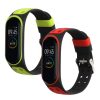 2 db Kwmobile szíj készlet Xiaomi Mi Band 4 telefonhoz, piros/zöld, szilikon, 58889.04