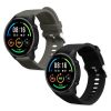 2 db Kwmobile szíj készlet Xiaomi Mi Watch/Mi Watch Color Sporthoz, szürke/fekete, szilikon, 58466.05