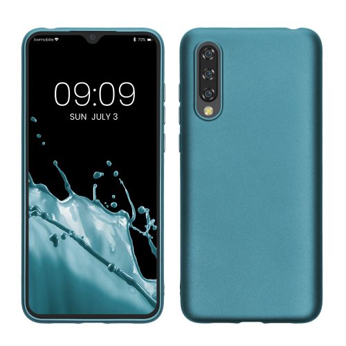 Kwmobile tok Xiaomi Mi 9 Lite telefonhoz, kék, szilikon, 50587.251