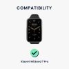 2 db Kwmobile szíj készlet Xiaomi Mi Band 7 Pro készülékhez, fekete/krém, szilikon, 59602.06