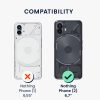 Kwmobile Case for Nothing Phone (2), fekete, szilikon, 61746.01