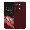 Kwmobile tok OnePlus Nord 3 5G telefonhoz, sötétvörös, szilikon, 61767.190