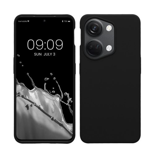 Kwmobile tok OnePlus Nord 3 5G telefonhoz, fekete, szilikon, 61766.01