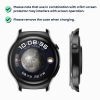 2 db Kwmobile tok készlet biztonsági üveggel Huawei Watch 4, átlátszó, műanyag, 61909.02