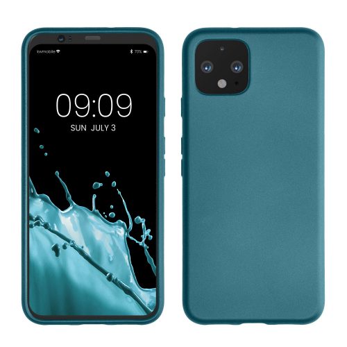 Kwmobile tok Google Pixel 4 telefonhoz, kék, szilikon, KWM000011DK003C