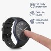 2 db Kwmobile tok biztonsági üveggel Xiaomi Watch S1, fekete/sötétkék, műanyag, KWM000015ES003C