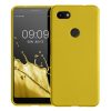 Kwmobile tok Google Pixel 3a XL telefonhoz, sárga, szilikon, KWM0000118J005C