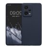 Kwmobile tok Xiaomi Redmi Note 12 Pro 5G telefonhoz, sötétkék, szilikon, KWM000018BO008C