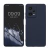 Kwmobile tok Xiaomi Redmi Note 12 Pro Plus 5G telefonhoz, sötétkék, szilikon, KWM000018BP008C