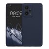 Kwmobile tok Xiaomi Redmi Note 12 Pro Plus 5G telefonhoz, sötétkék, szilikon, KWM000018BP008C