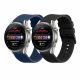 2 db Kwmobile szíj Huawei Watch 4/Watch 4 Pro/Watch 3 készülékhez, fekete/sötétkék, szilikon, KWM000024SW001C